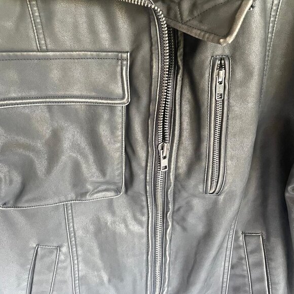 Free People Leather Utility Jacket - Picture 15 of 15
